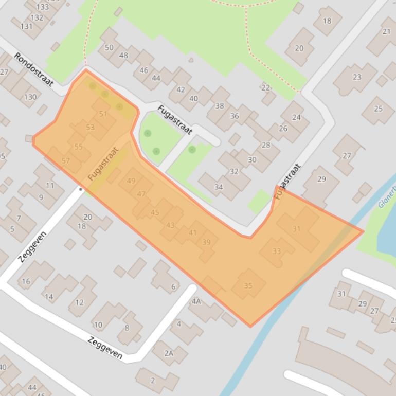 Kaart van postcodegebied 7534GB.