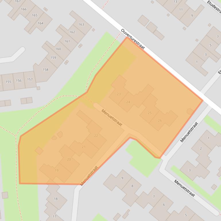 Kaart van postcodegebied 7534GE.