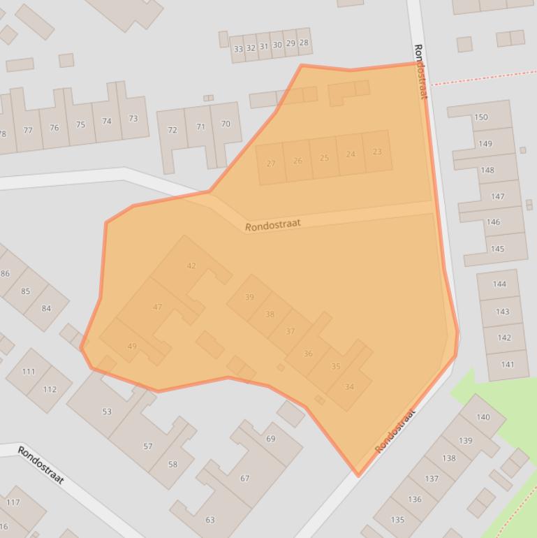 Kaart van postcodegebied 7534GH.