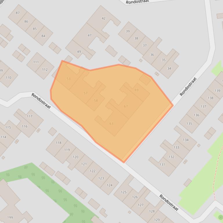 Kaart van postcodegebied 7534GJ.