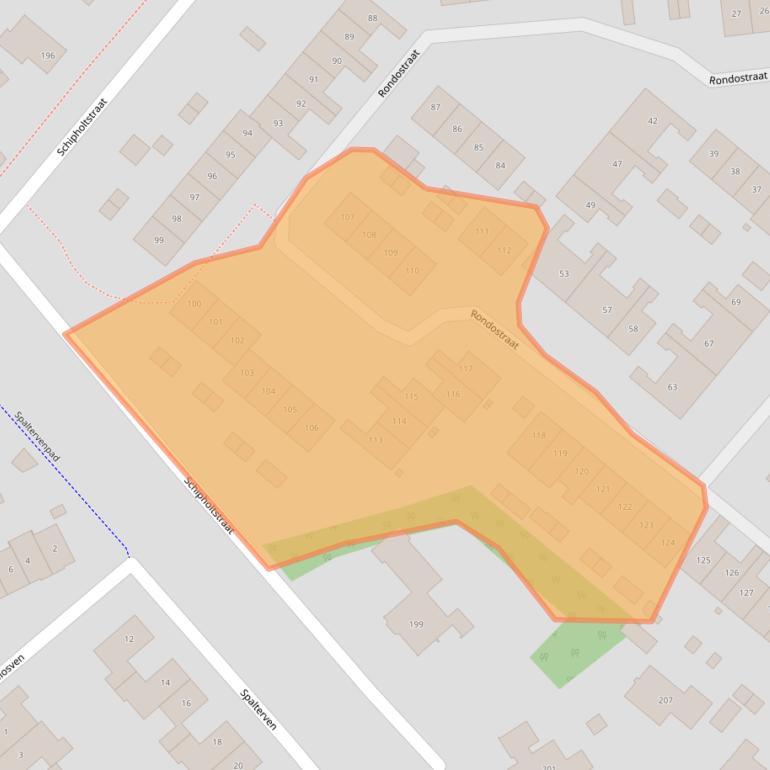 Kaart van postcodegebied 7534GL.