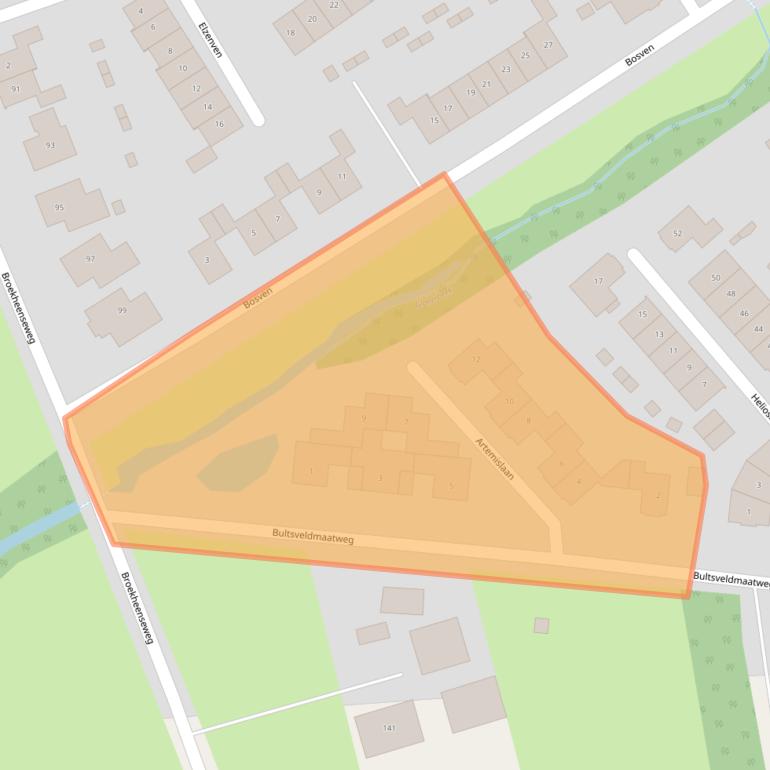 Kaart van postcodegebied 7534HC.