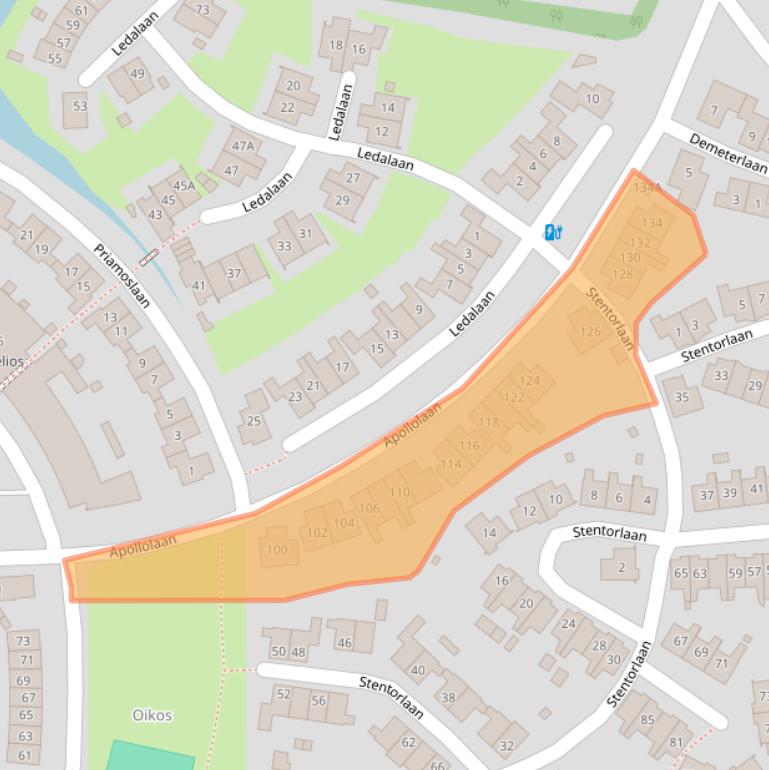 Kaart van postcodegebied 7534HG.