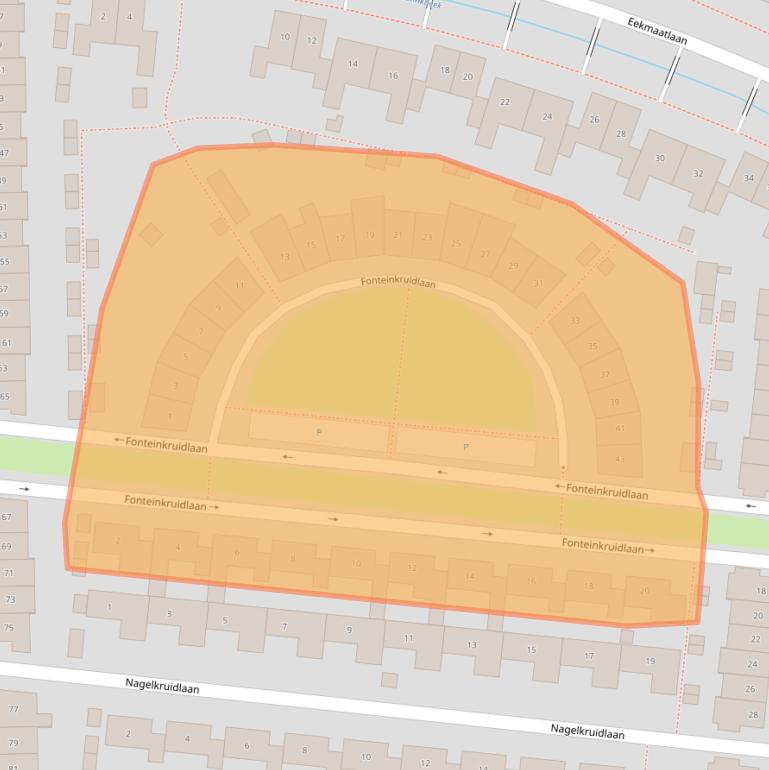 Kaart van postcodegebied 7534JP.