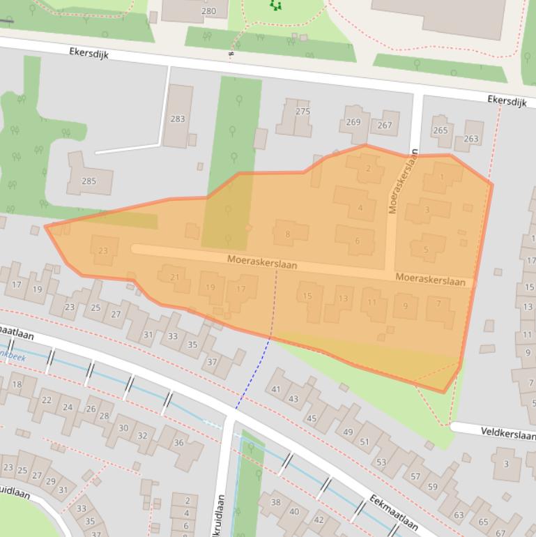 Kaart van postcodegebied 7534JR.