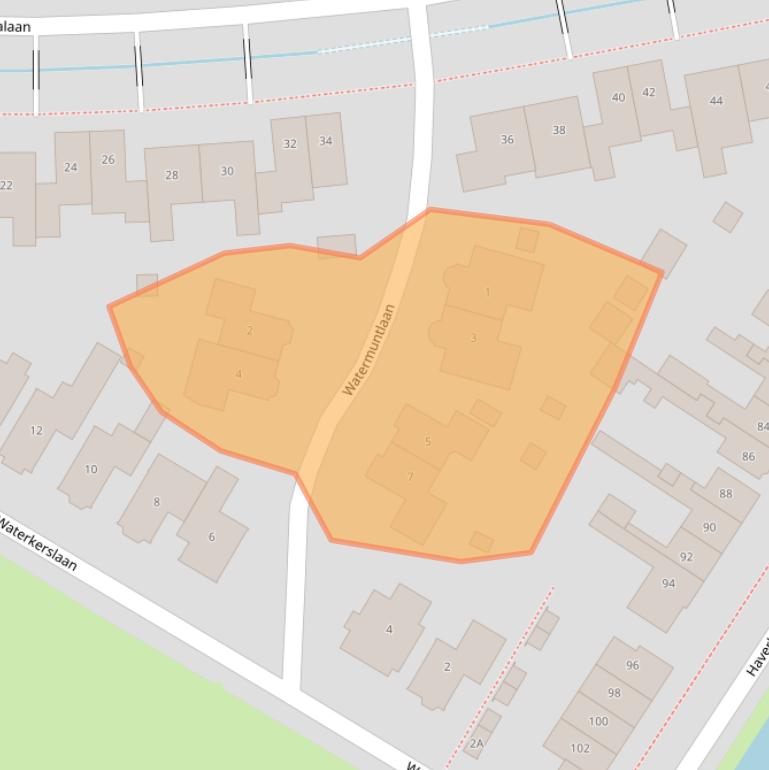 Kaart van postcodegebied 7534KC.