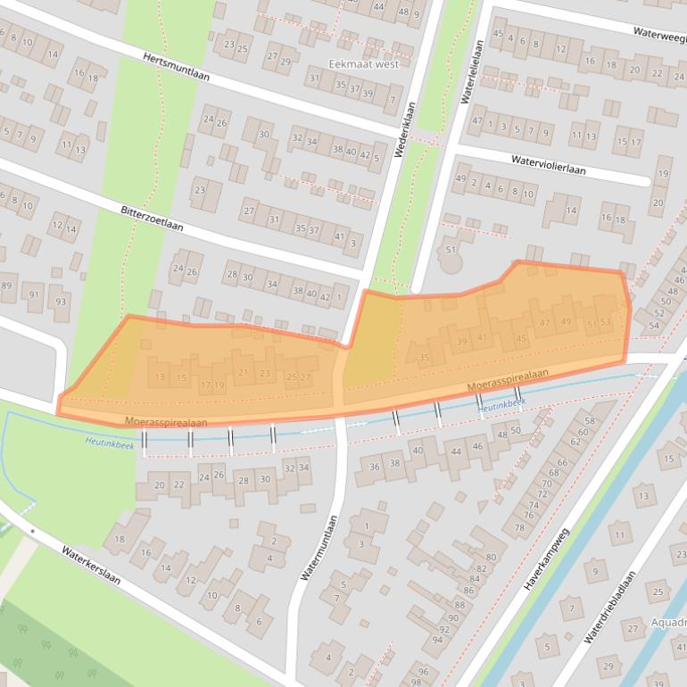 Kaart van postcodegebied 7534KE.