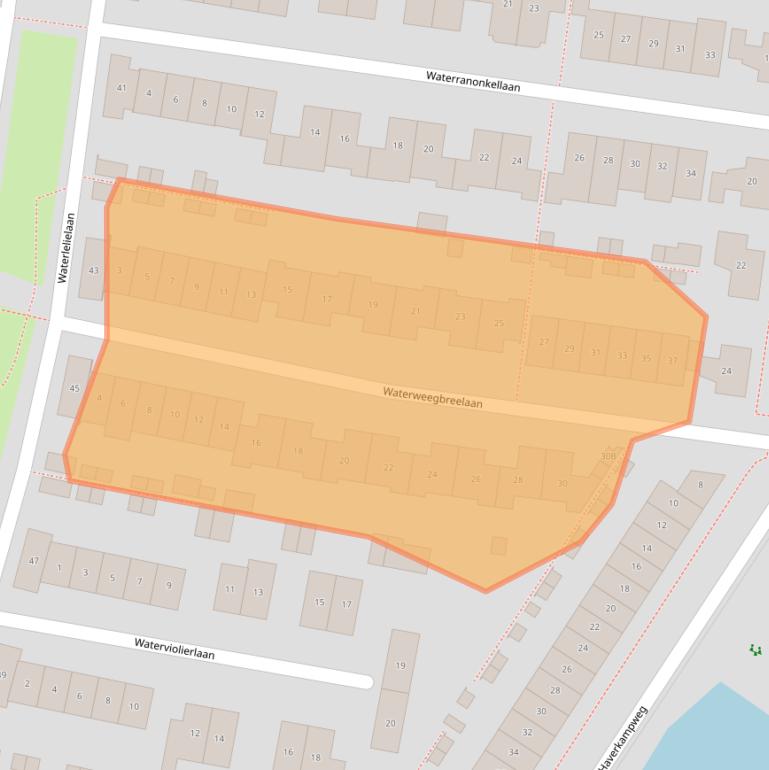 Kaart van postcodegebied 7534KH.