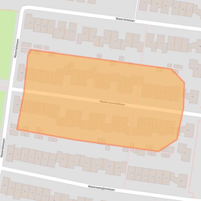Kaart van postcodegebied 7534KJ.