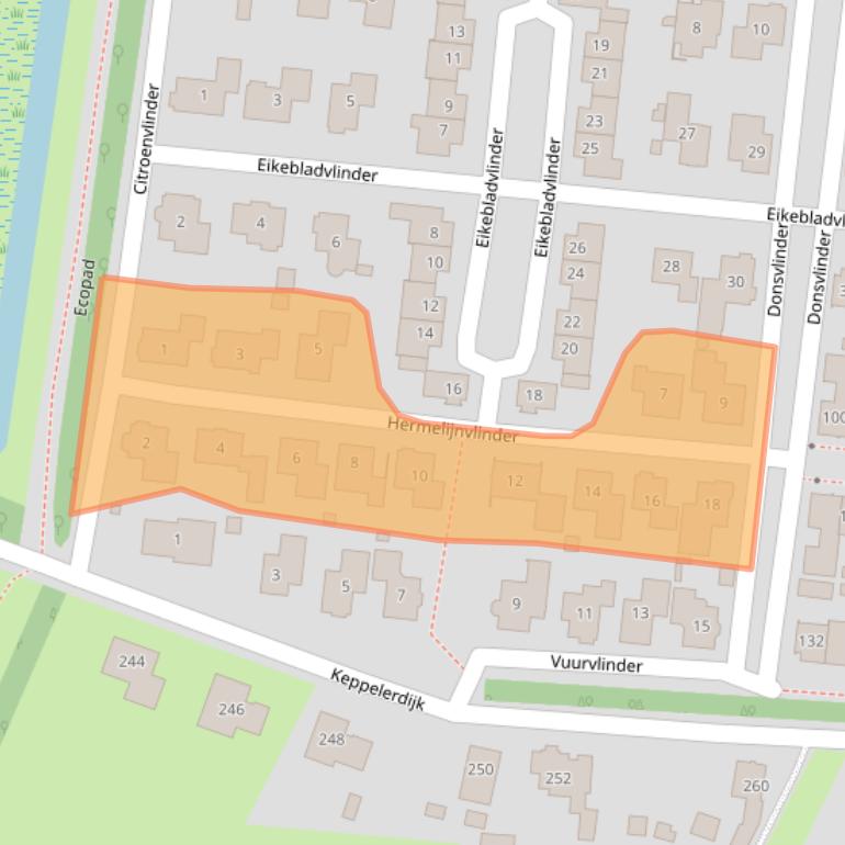 Kaart van postcodegebied 7534LD.