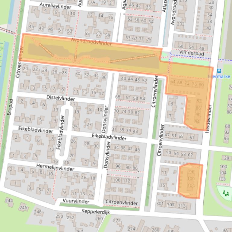 Kaart van postcodegebied 7534LV.