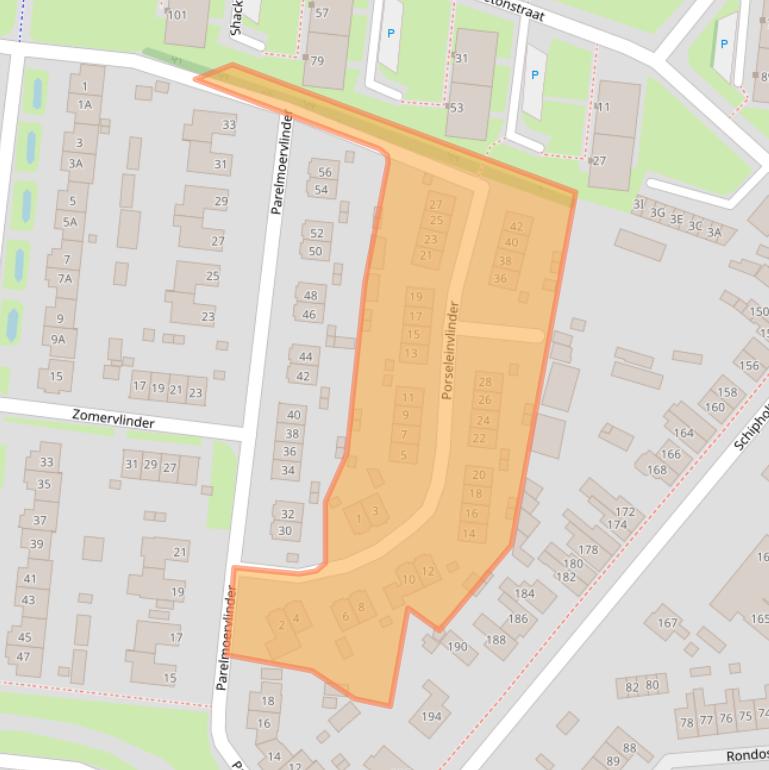 Kaart van postcodegebied 7534MH.