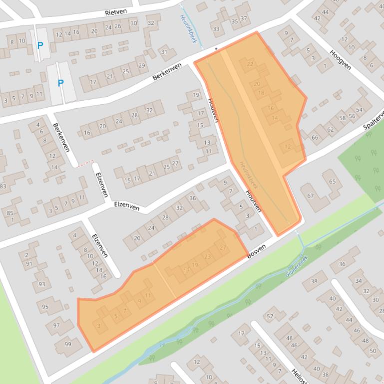 Kaart van postcodegebied 7534NB.