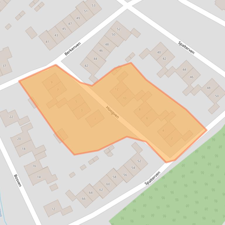 Kaart van postcodegebied 7534NC.