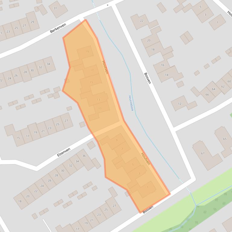 Kaart van postcodegebied 7534ND.