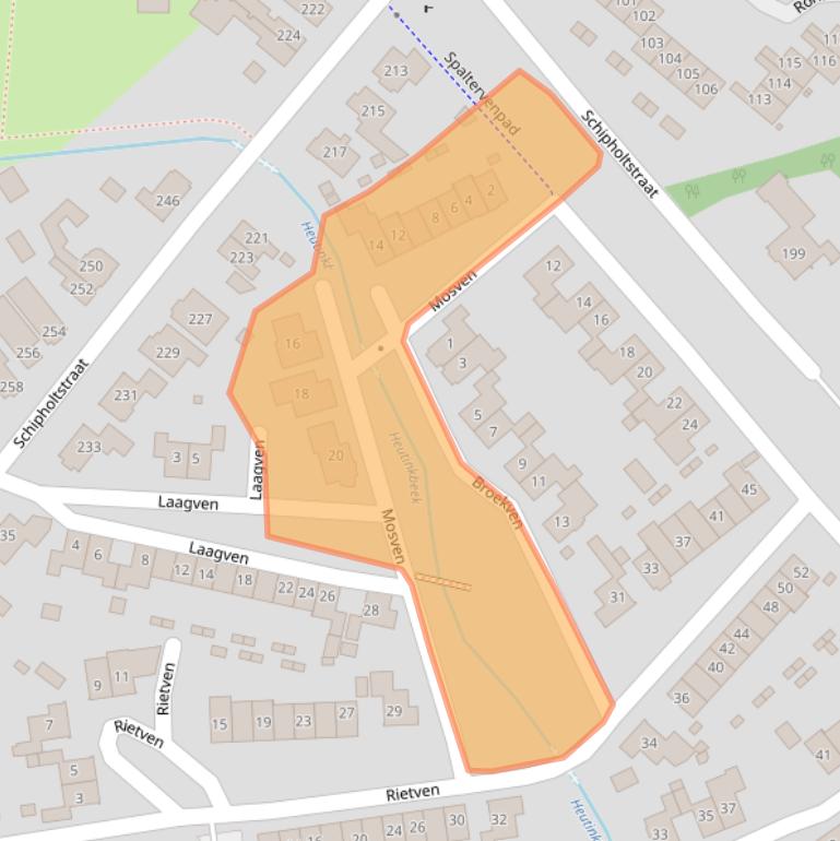 Kaart van postcodegebied 7534NJ.