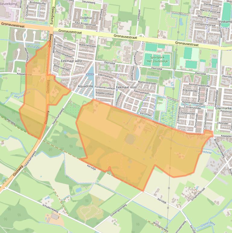 Kaart van postcodegebied 7534PA.