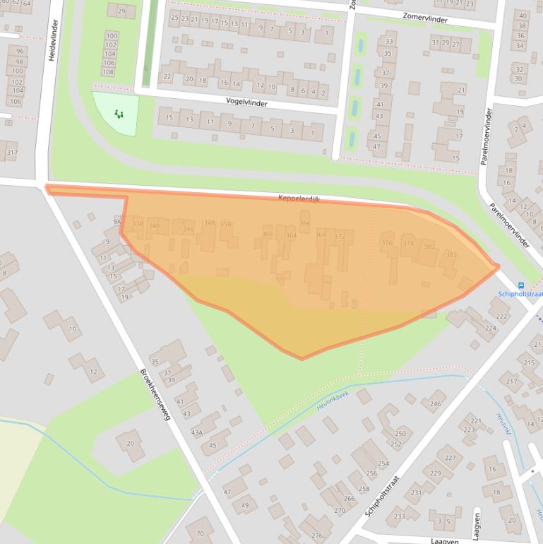 Kaart van postcodegebied 7534PB.