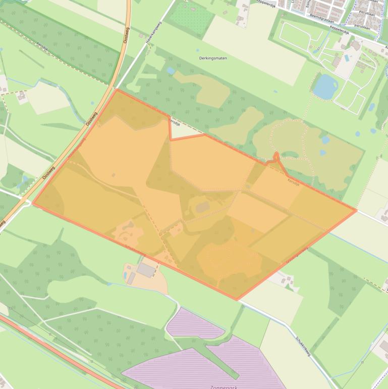 Kaart van postcodegebied 7534PK.