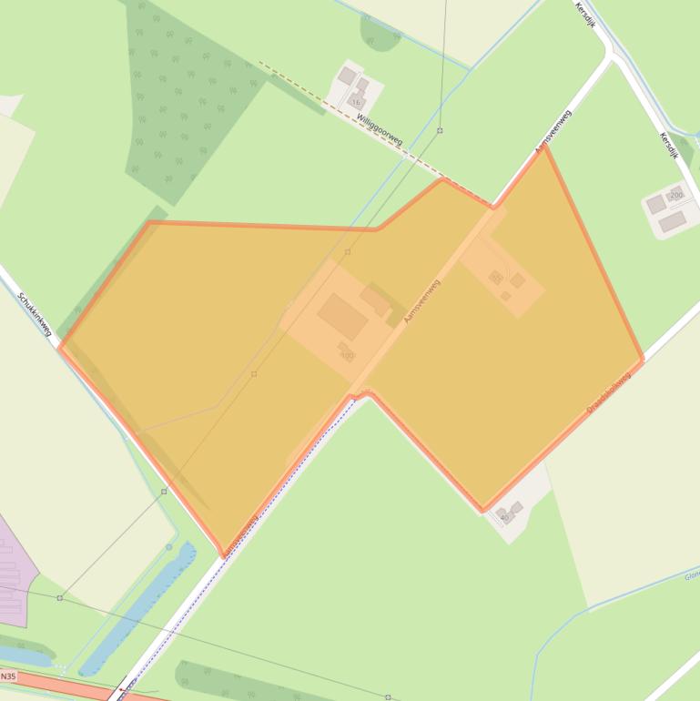 Kaart van postcodegebied 7534PN.