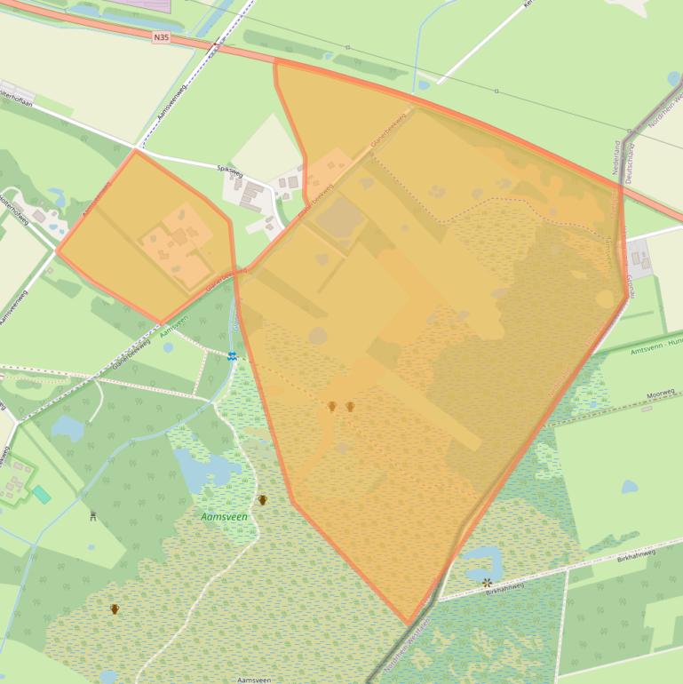 Kaart van postcodegebied 7534PS.