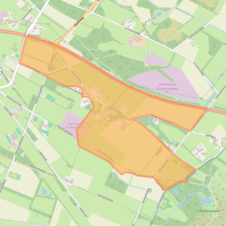 Kaart van postcodegebied 7534PT.