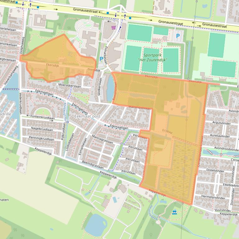 Kaart van postcodegebied 7534PX.