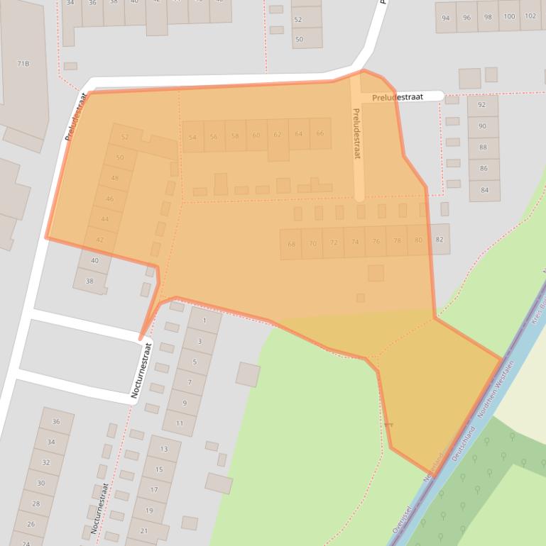 Kaart van postcodegebied 7534XK.