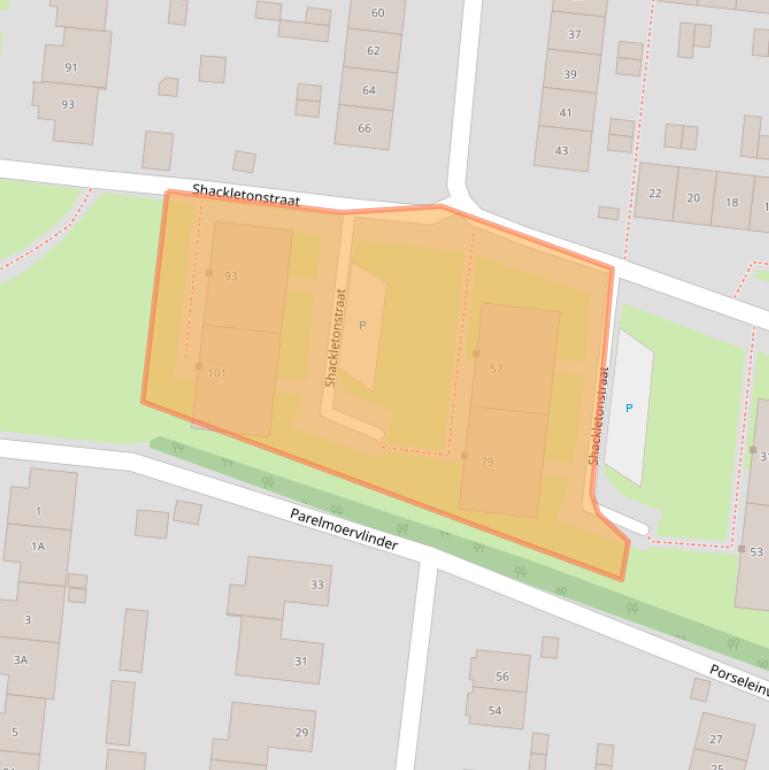 Kaart van postcodegebied 7534ZD.