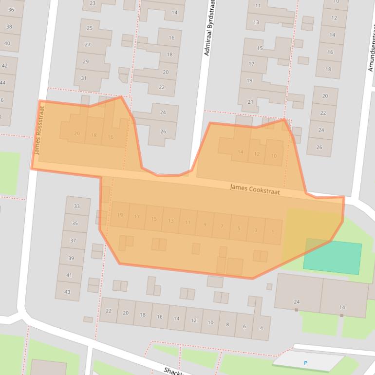 Kaart van postcodegebied 7534ZG.