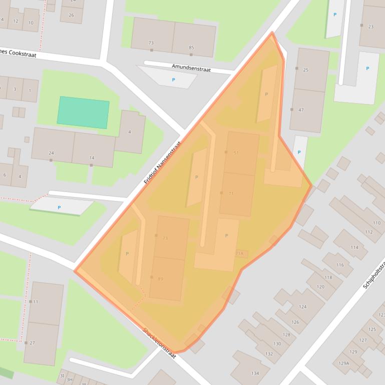 Kaart van postcodegebied 7534ZJ.