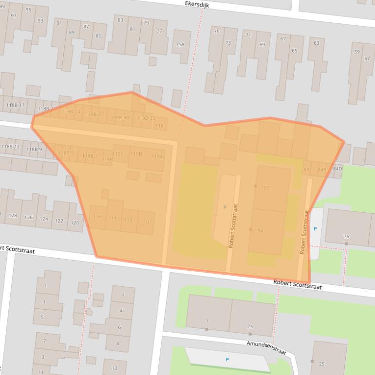 Kaart van postcodegebied 7534ZS.