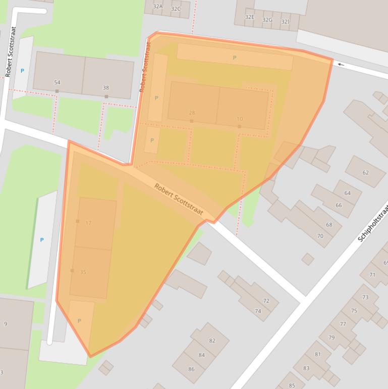 Kaart van postcodegebied 7534ZV.