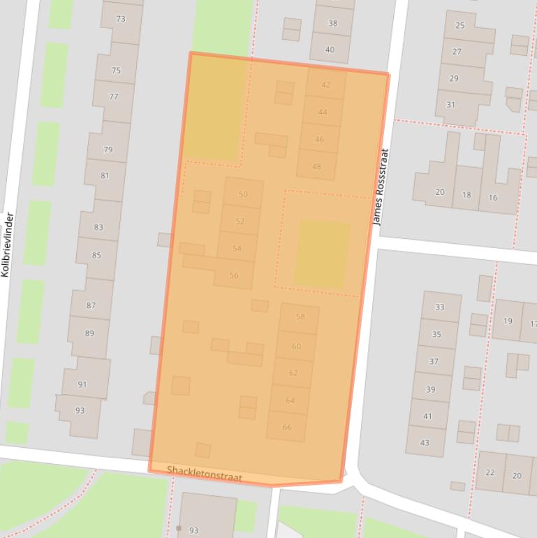 Kaart van postcodegebied 7534ZW.