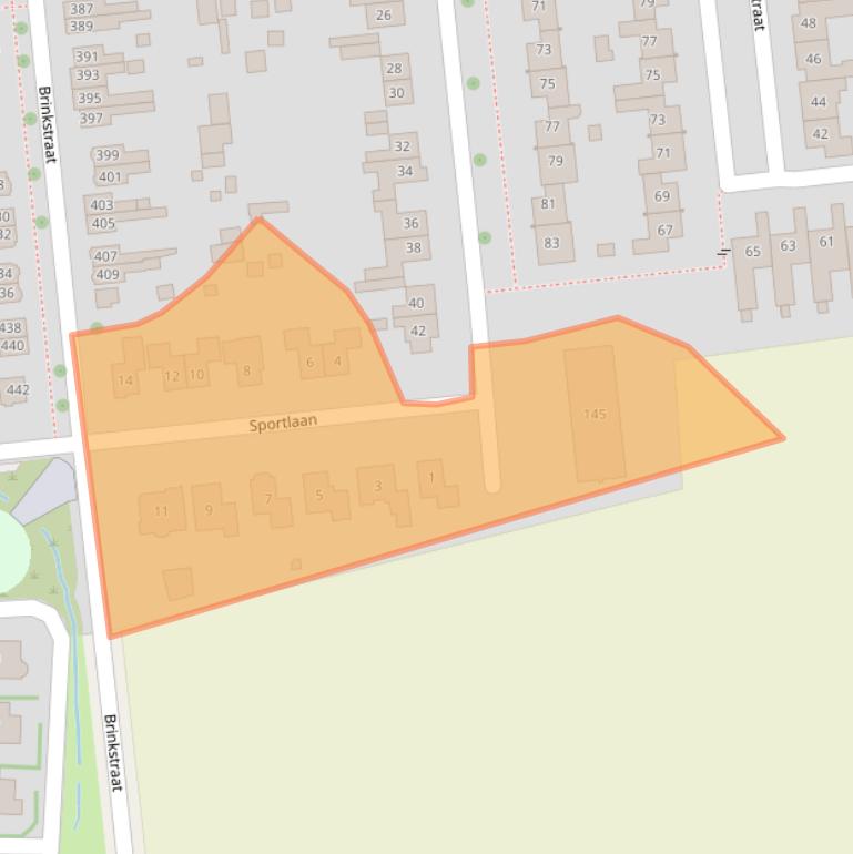 Kaart van postcodegebied 7535AT.