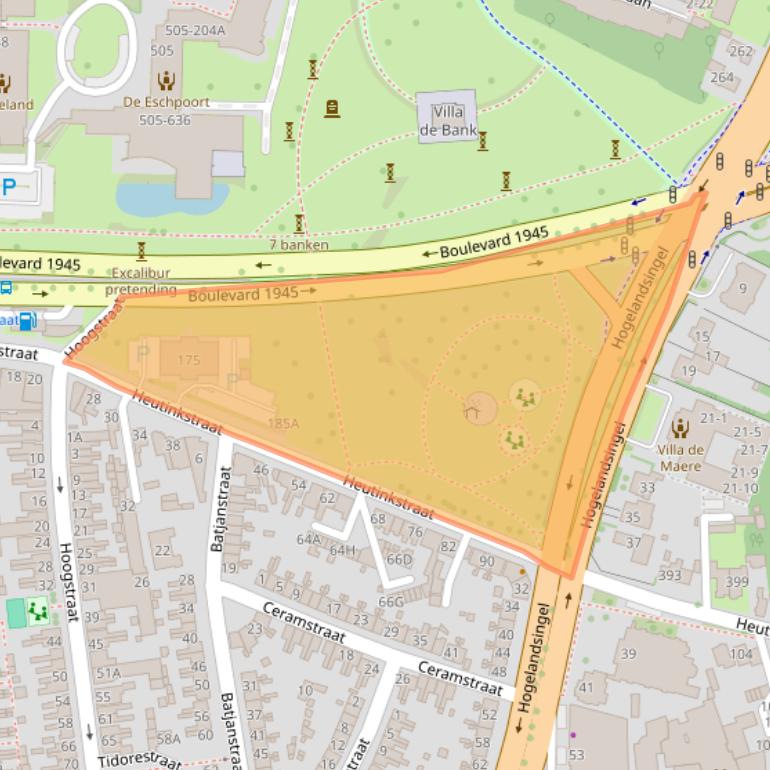 Kaart van postcodegebied 7535AX.