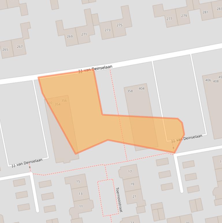 Kaart van postcodegebied 7535BS.