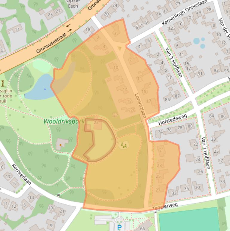 Kaart van postcodegebied 7535CK.