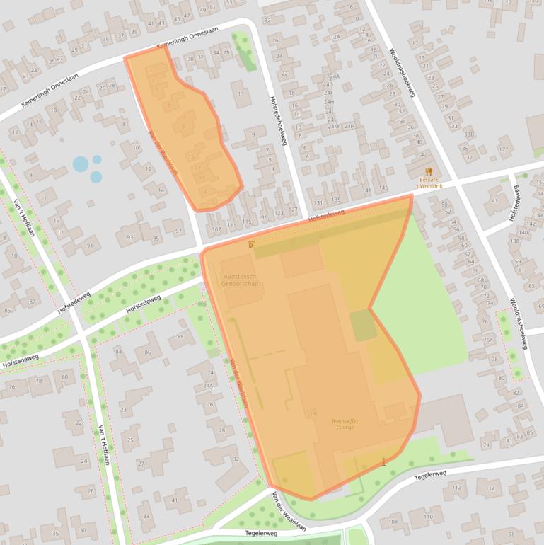 Kaart van postcodegebied 7535CN.