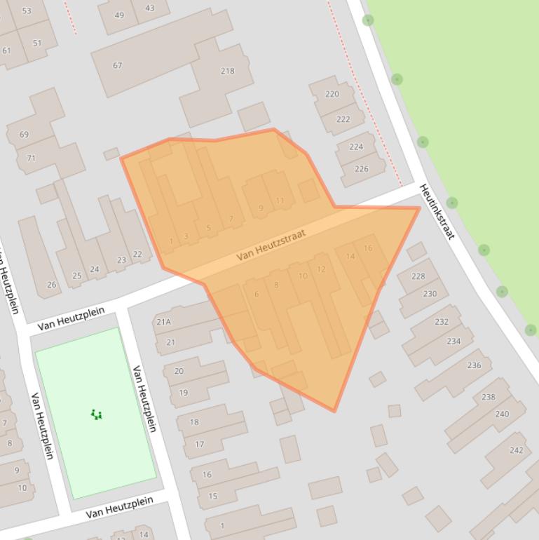 Kaart van postcodegebied 7535ZD.