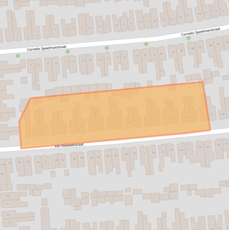 Kaart van postcodegebied 7535ZH.