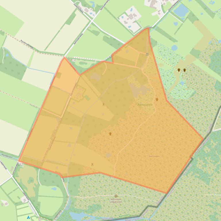 Kaart van postcodegebied 7536PC.