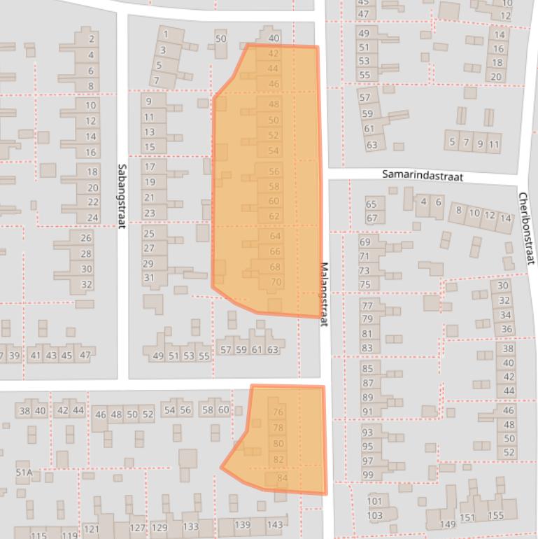 Kaart van postcodegebied 7541AE.