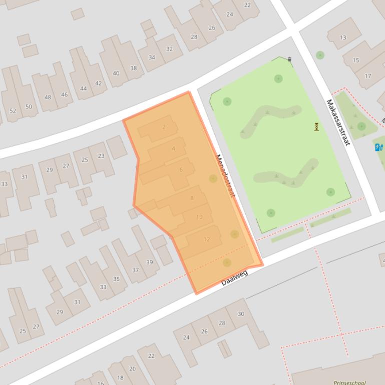 Kaart van postcodegebied 7541AL.