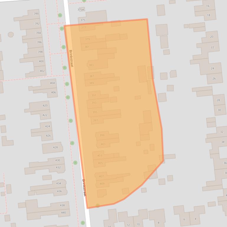 Kaart van postcodegebied 7541AT.
