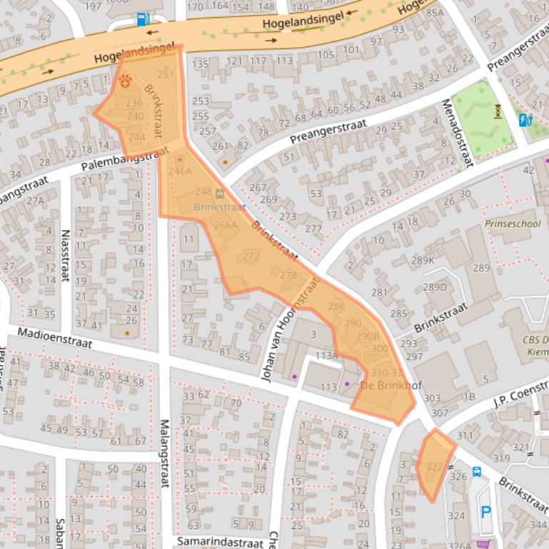 Kaart van postcodegebied 7541AV.