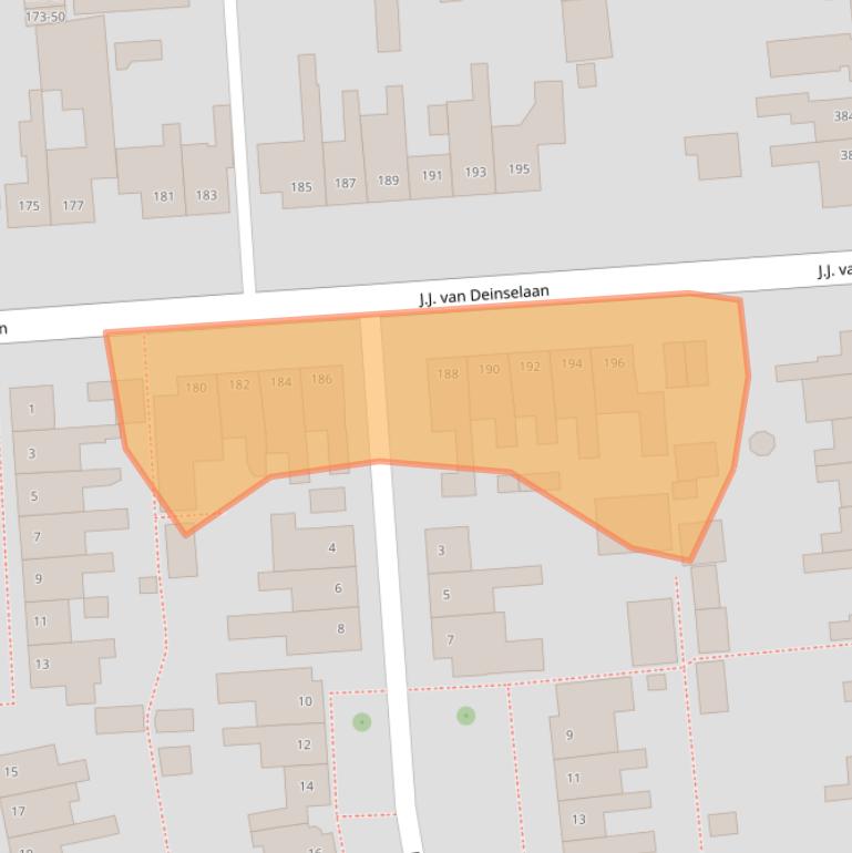 Kaart van postcodegebied 7541BJ.