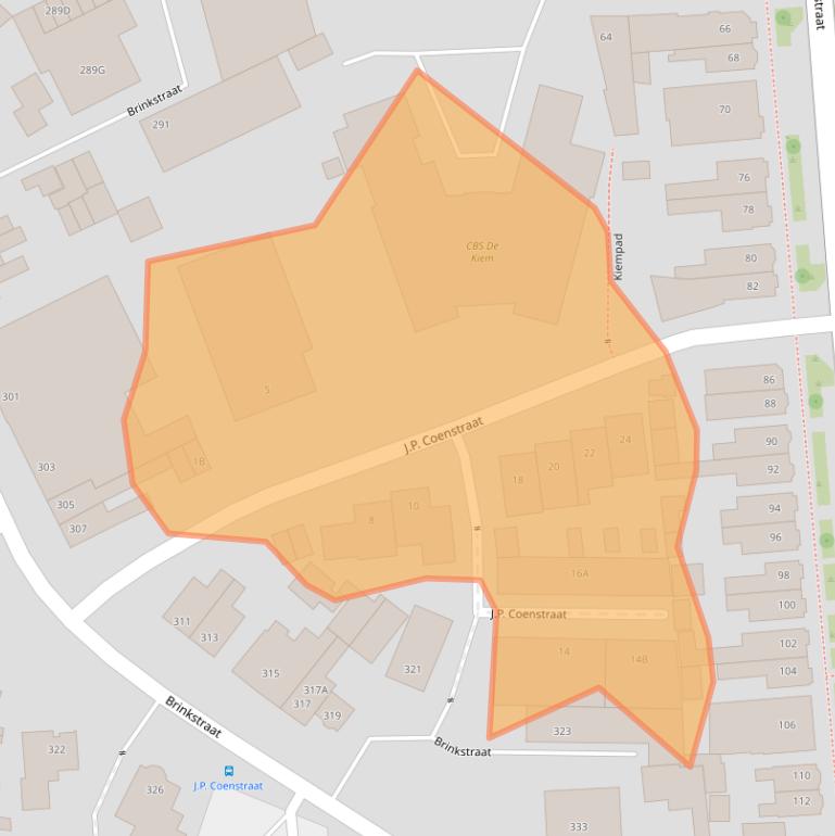 Kaart van postcodegebied 7541BP.
