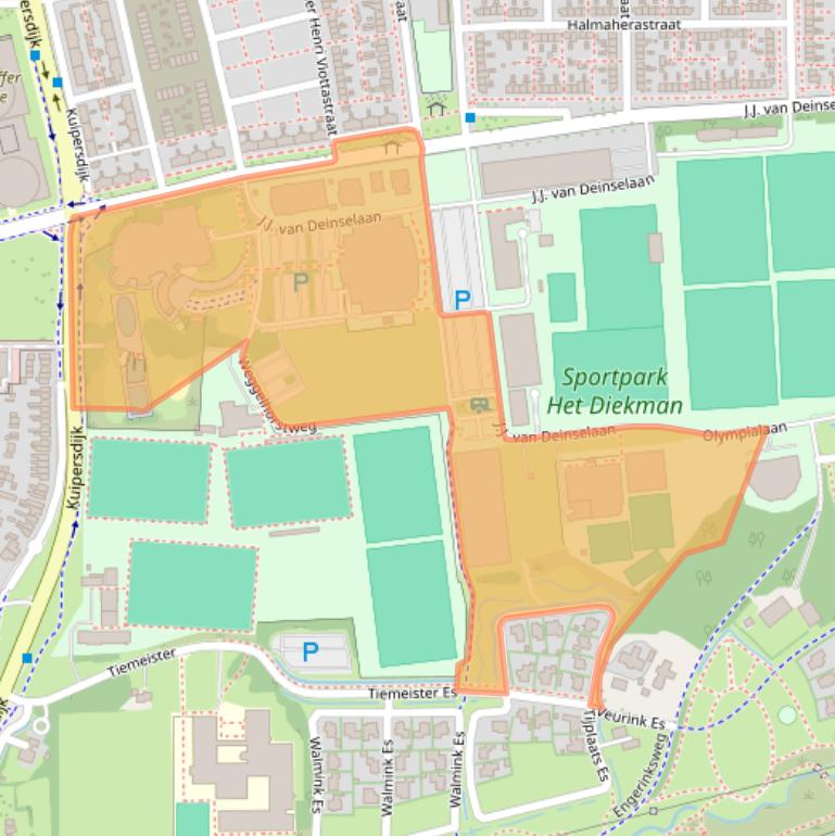 Kaart van postcodegebied 7541BR.