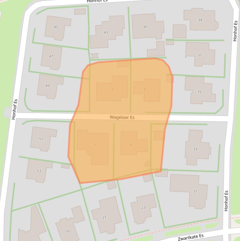 Kaart van postcodegebied 7541CA.